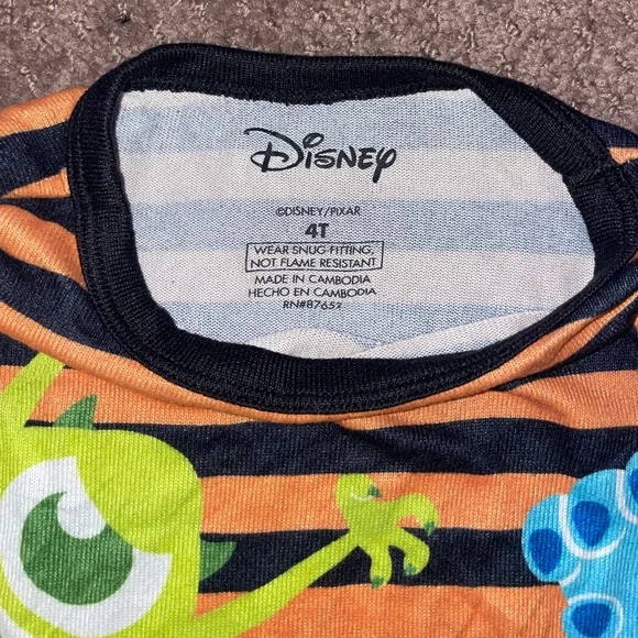 Disney Pixar Halloween Pjs - Picture 4 of 5